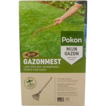 Pokon Bio gazonmest 2 kg voor 30 m²