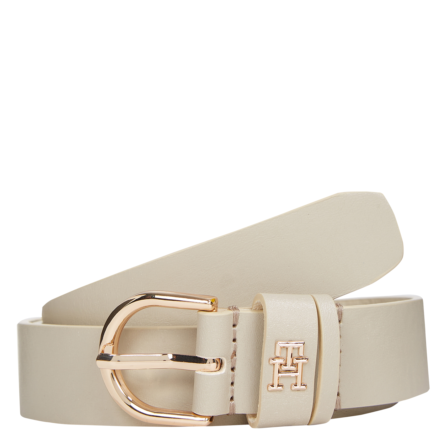 Ceinture en cuir | Beige