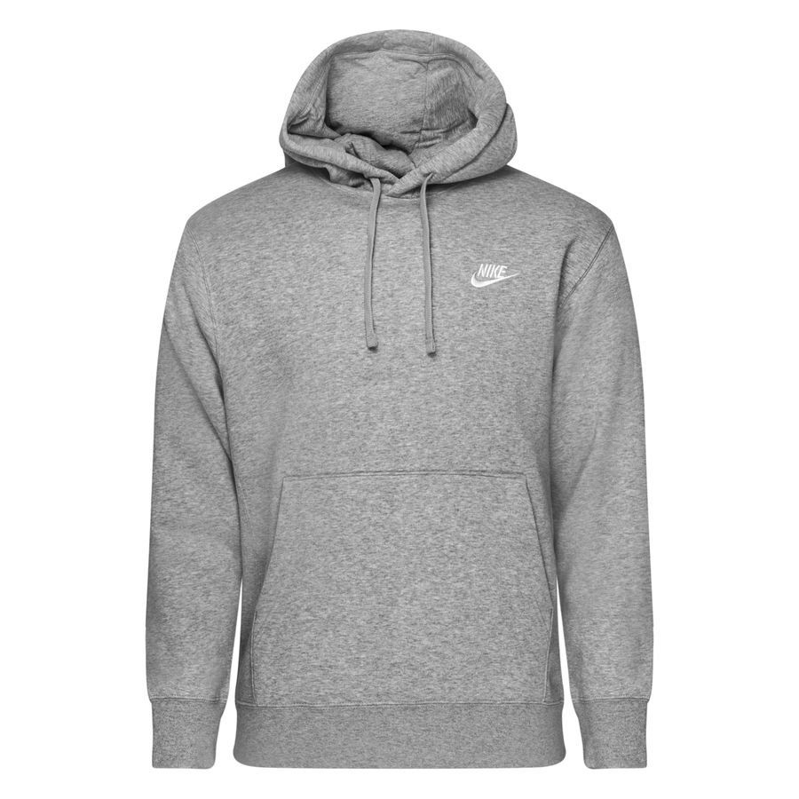 Nike Sweat à Capuche NSW Club - Gris/Argenté/Blanc