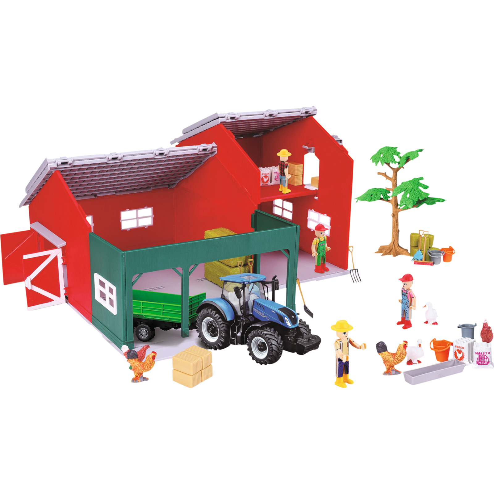 Bburago Farmland Scheune mit Traktor