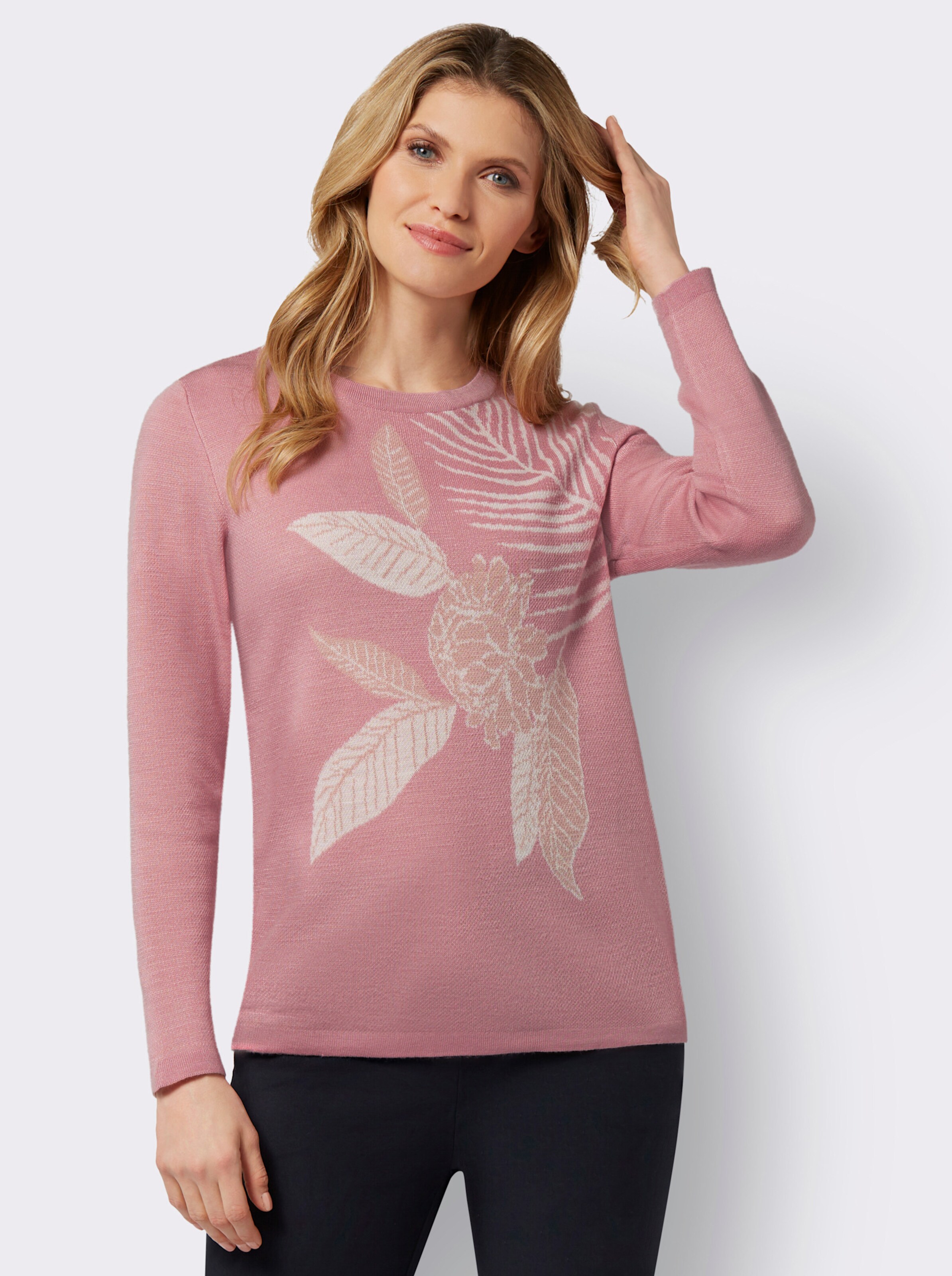 Jacquard-Pullover