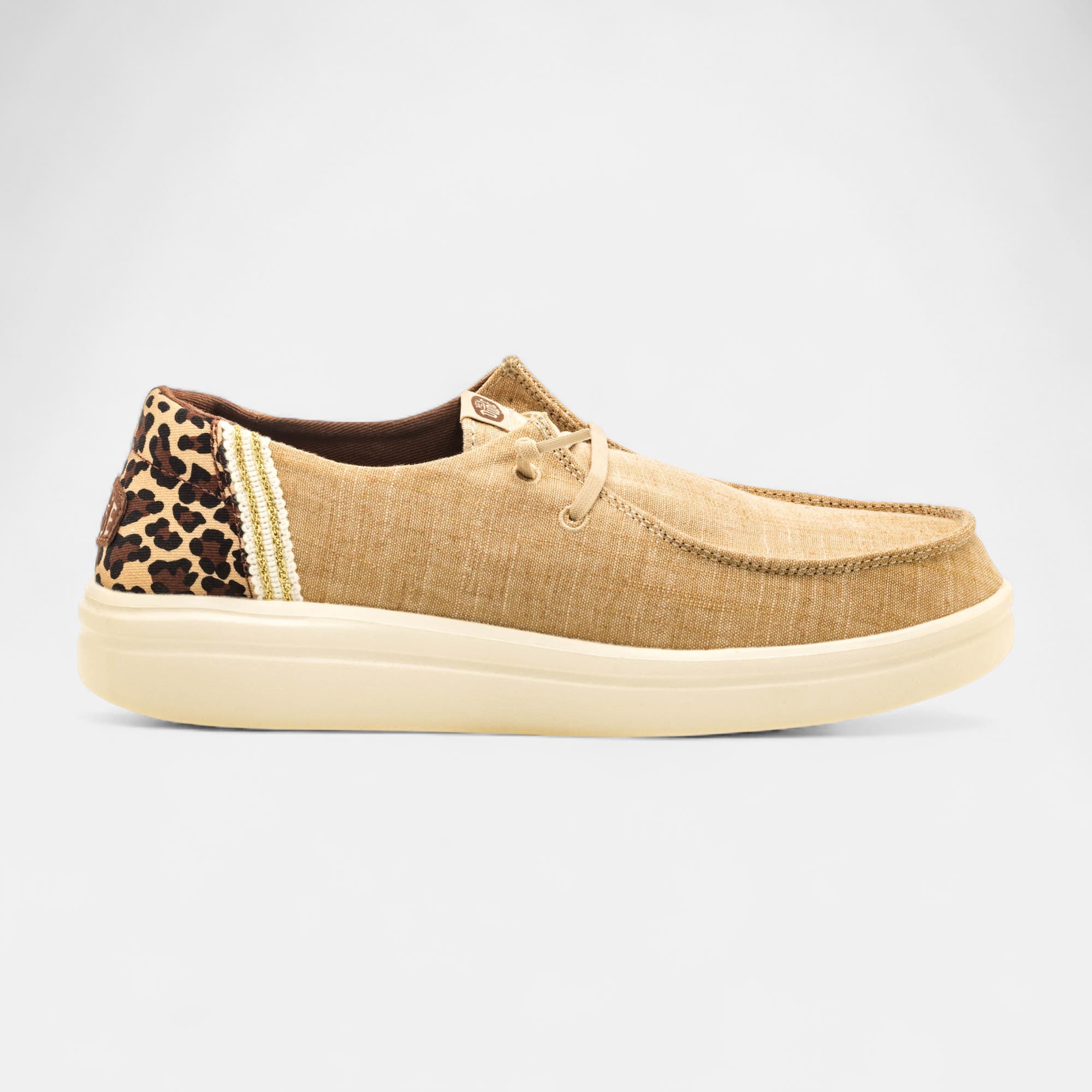 Baskets en toile Femme beige