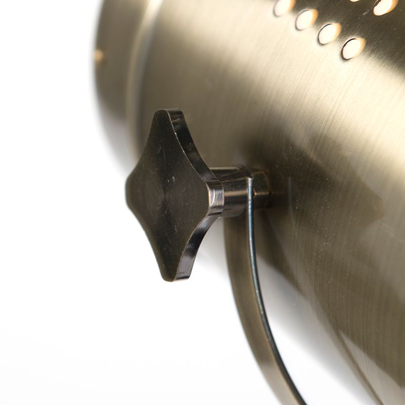 Industriële vloerlamp tripod hout met studiospot - Braha
