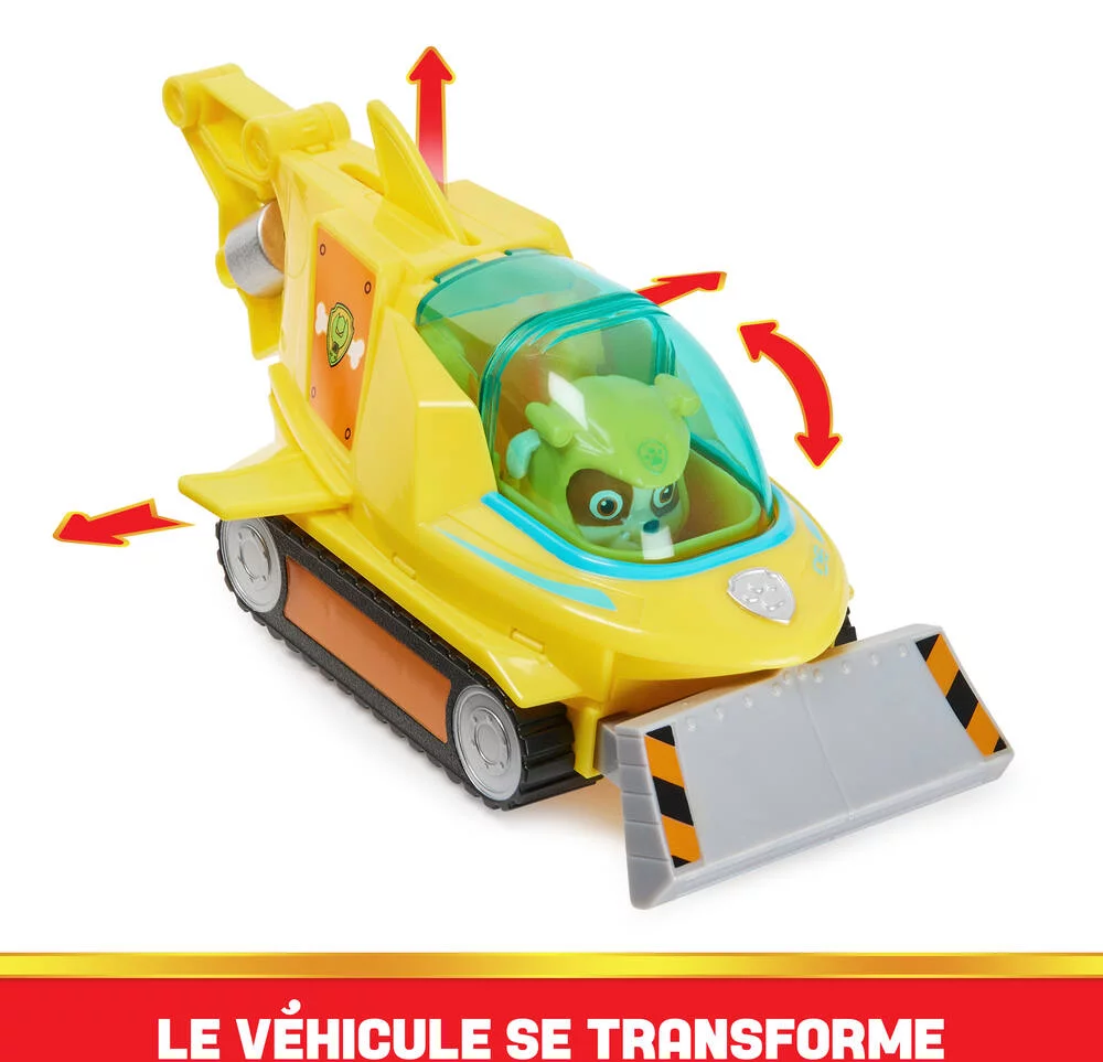 PAT'PATROUILLE -RUBEN AQUA PUPS - VEHICULE ET  FIGURINE