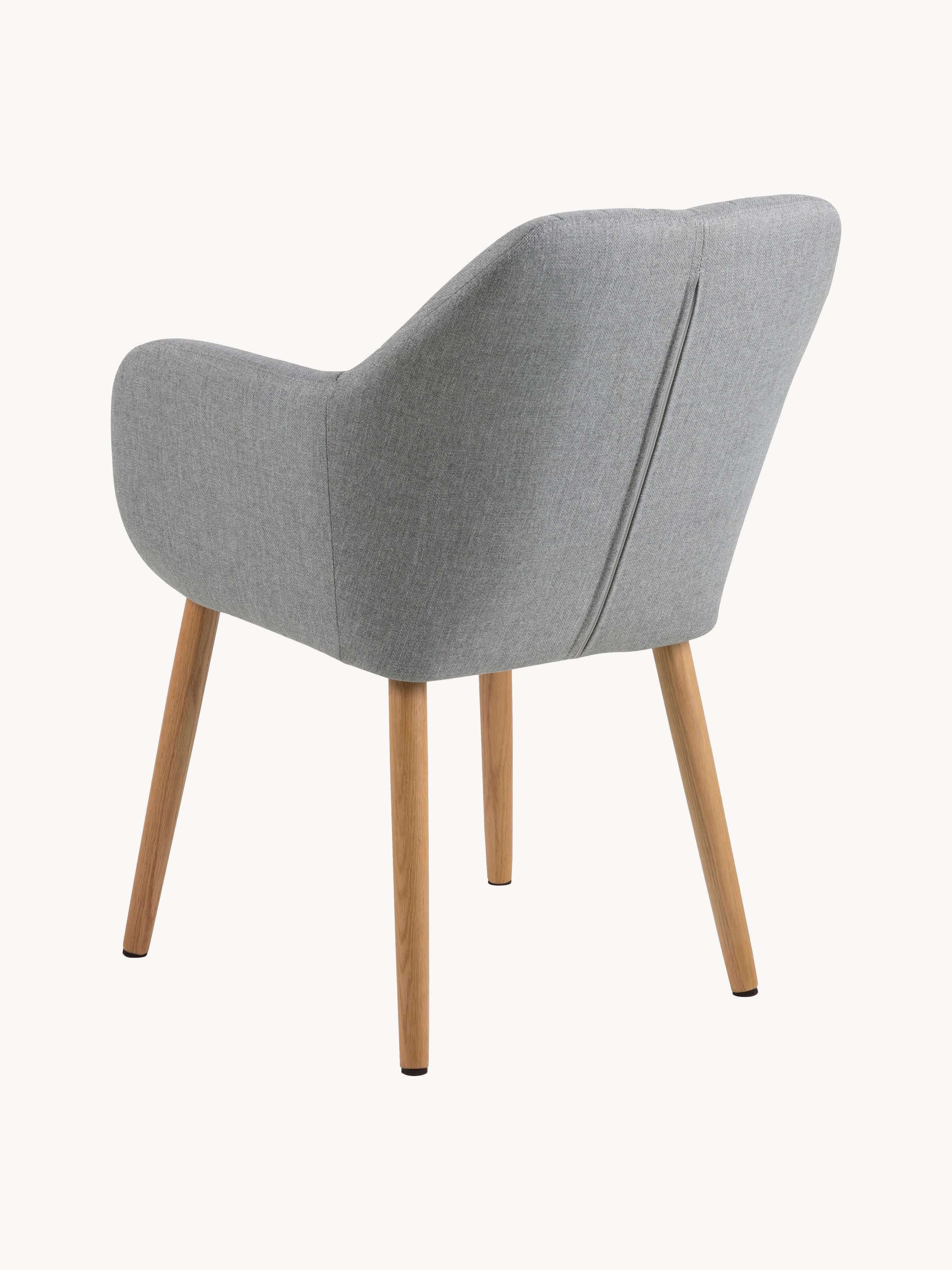 Armstoel Emilia met houten poten