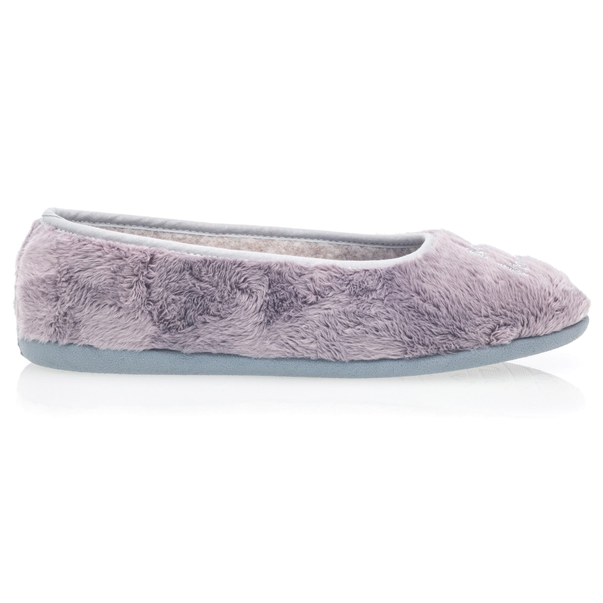 Chaussons ballerines Femme violet