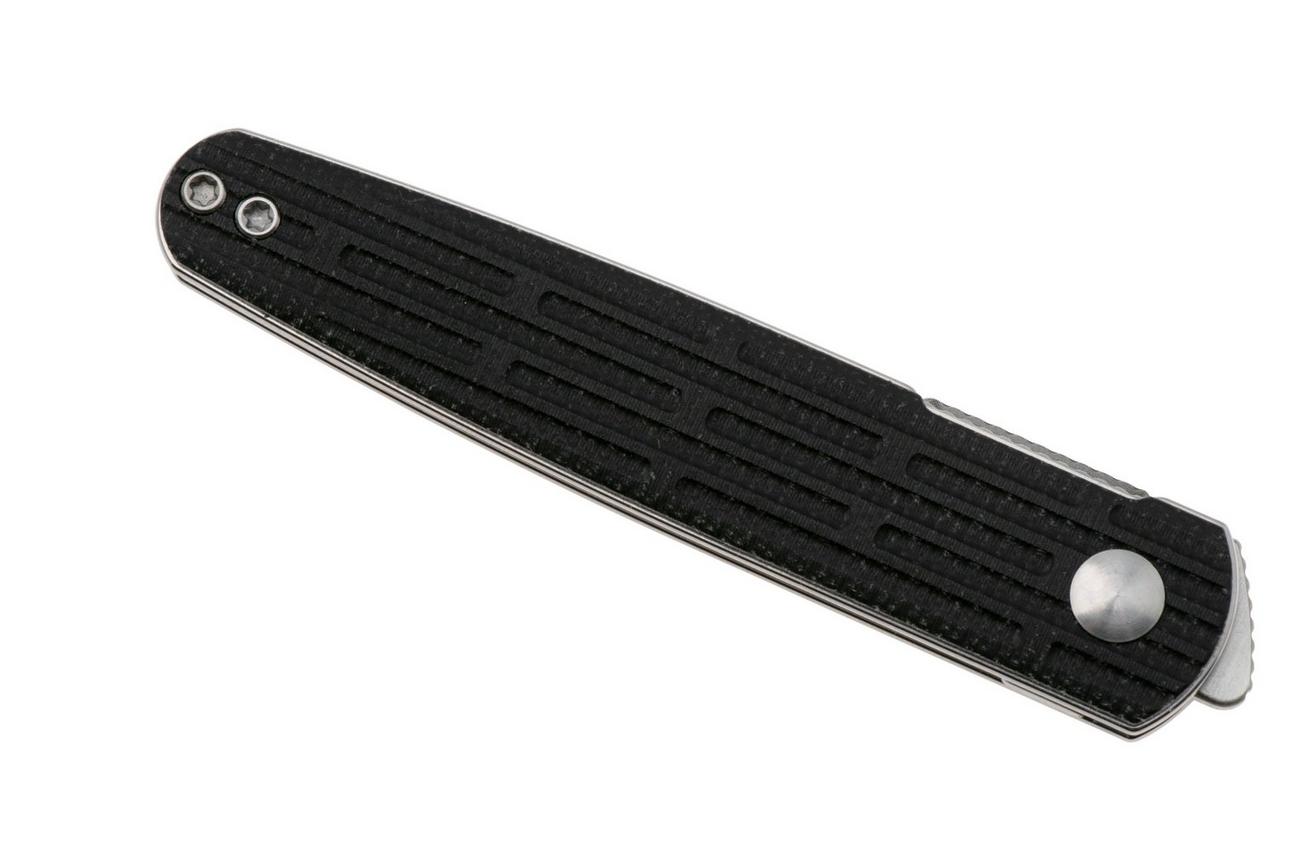 Kizer Bamboo V3722A1, Satin Nitro-V, Black Micarta zakmes, Maksim Epifantsev design