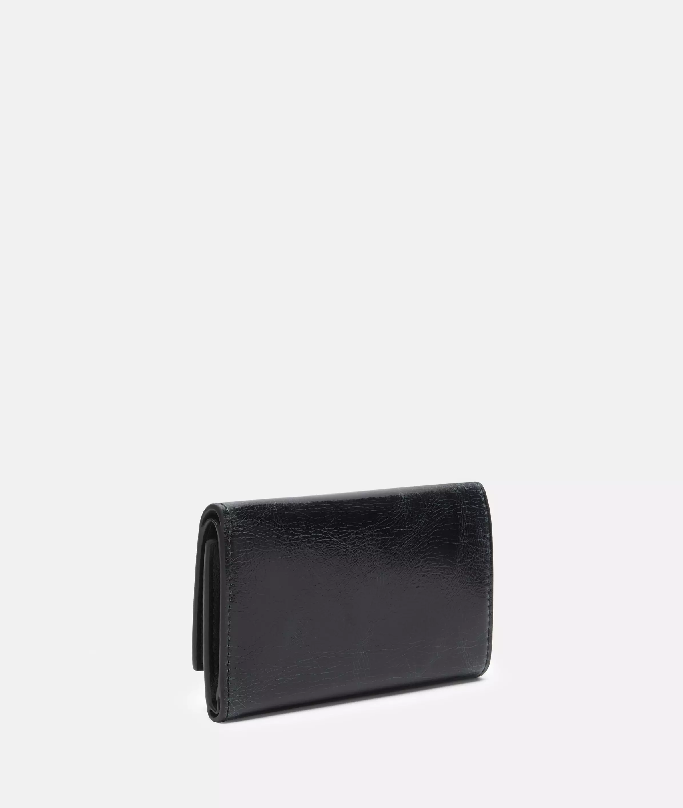 Wallet Spacious leather wallet with glossy finish