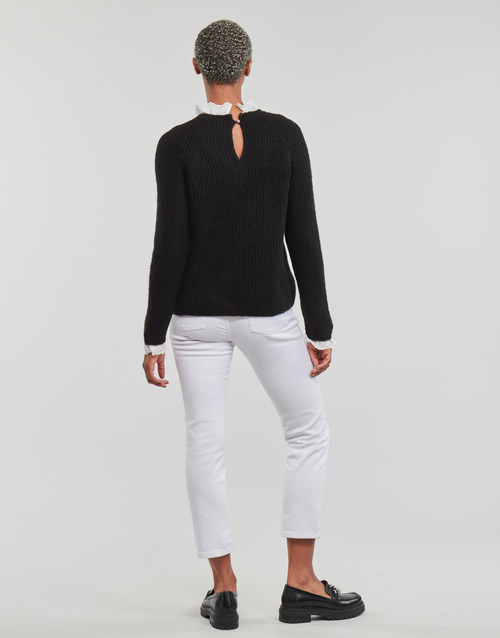 Only - ONLABELLA L/S GLITTER V-NECK CS KNT - Noir