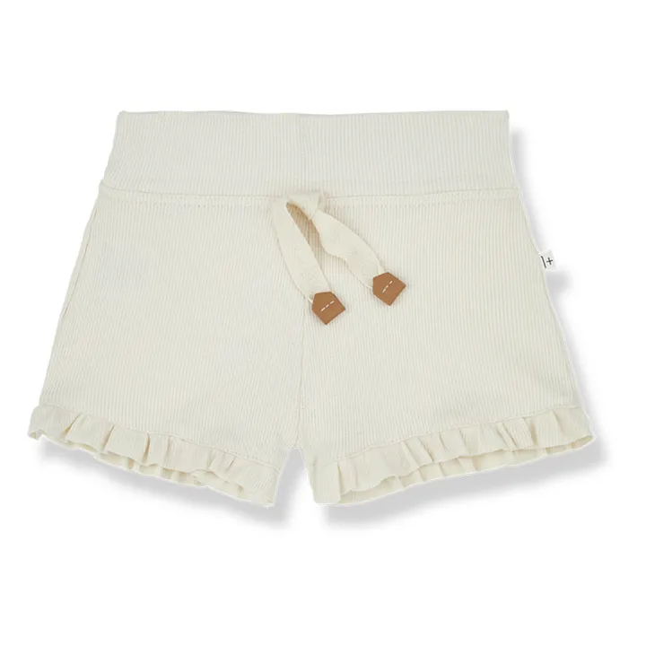 1+ in the family Short Maixa Côtelé | Ecru