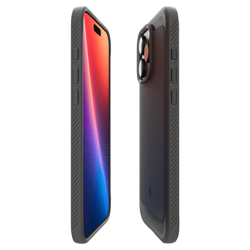 iPhone 16 Pro Rugged Armor MagSafe Case Hülle (ACS08115) - Schwarz (Matt)
