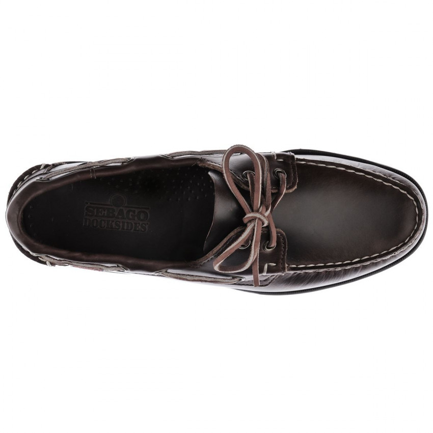 DOCKSIDES PORTLAND WAXED Dark Brown Gum
