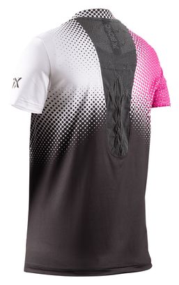 Maillot manches courtes X-Bionic Corefusion Run Rose/Blanc Femme