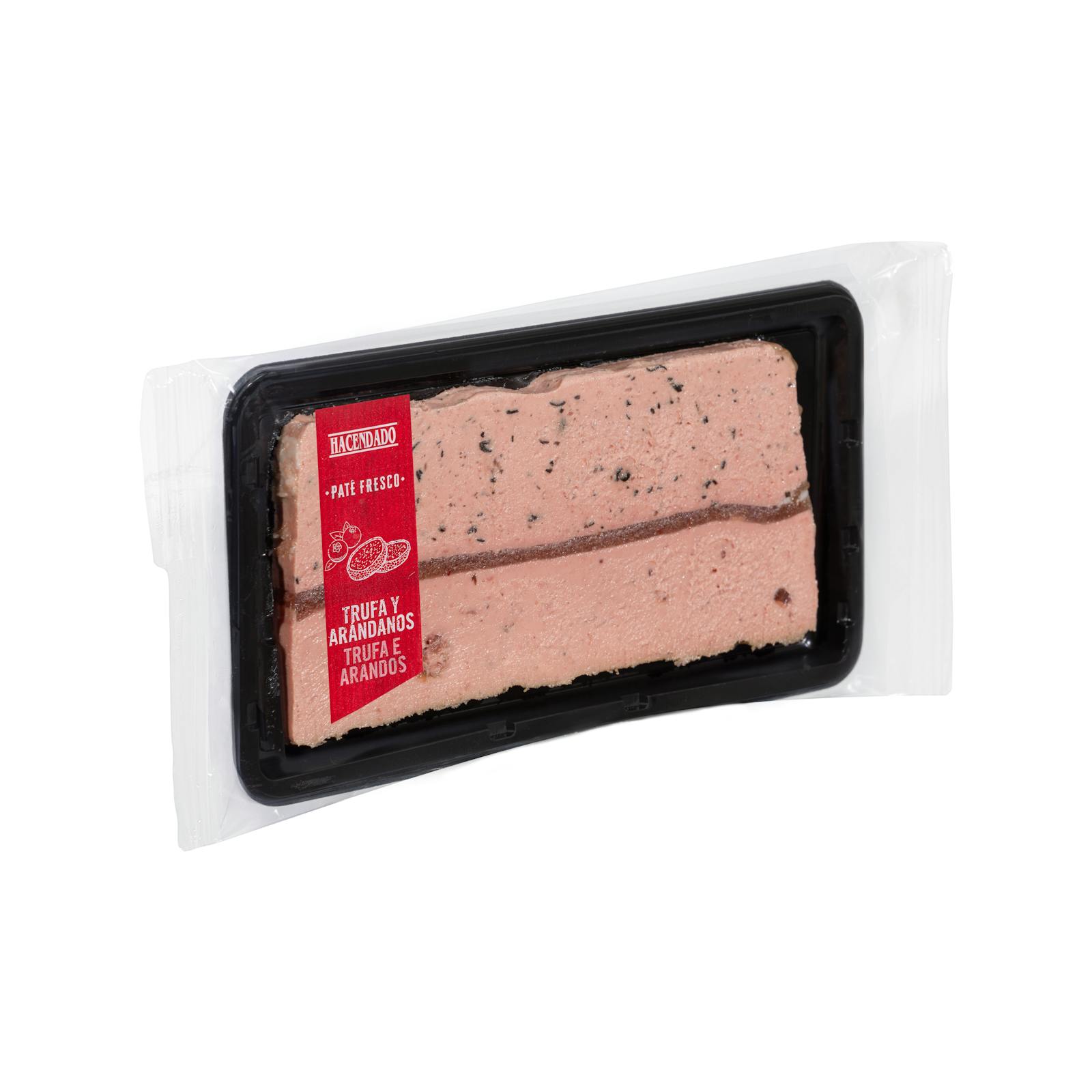 Pâté de porc et de poulet à la truffe et aux myrtilles Hacendado