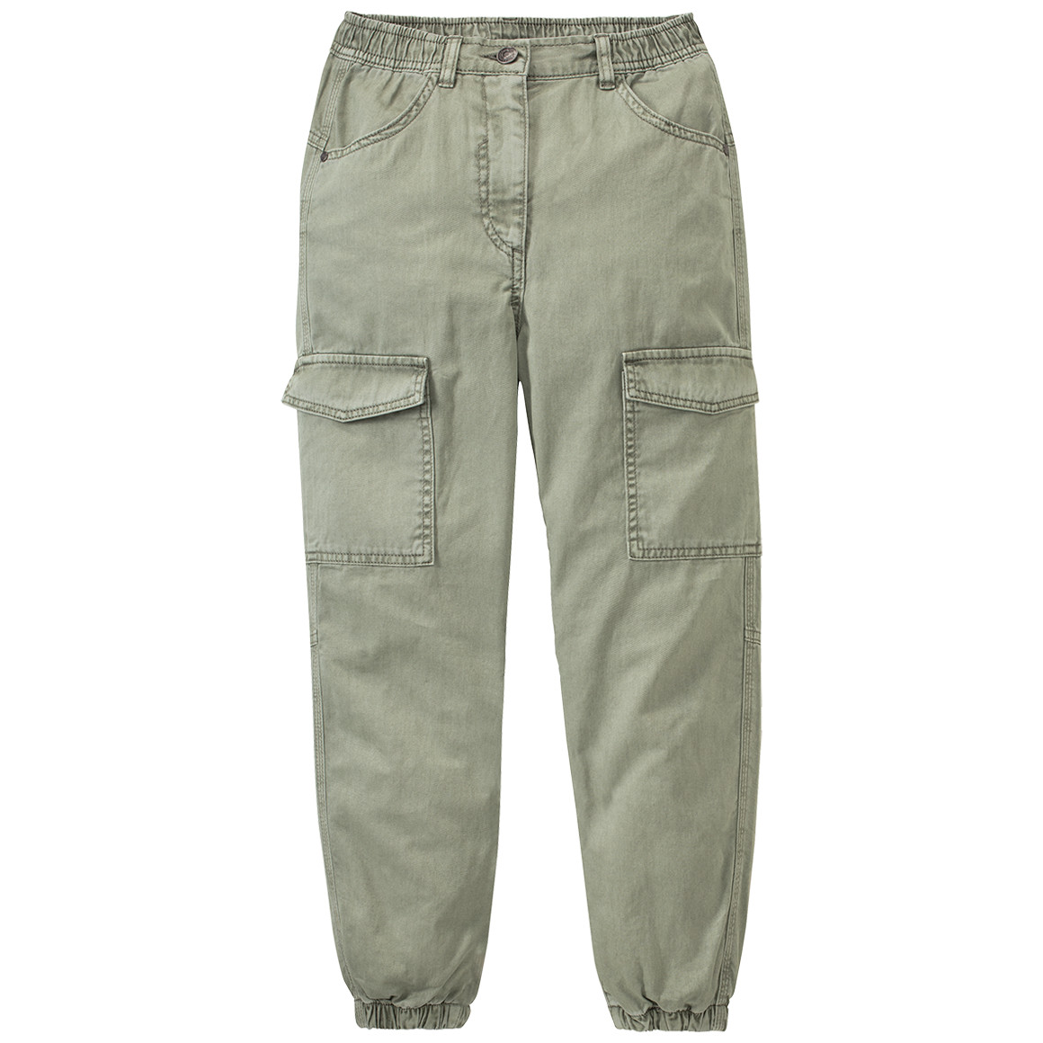 Beatwear Mädchen Cargohose unifarben oliv