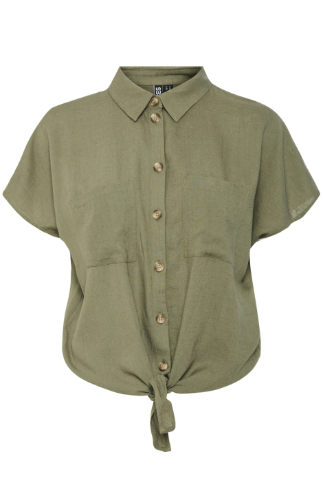 Pieces groene dames blouse