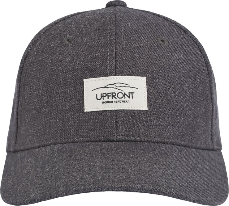 UPFRONT HAAKON Hard Low Baseball Cap Gray