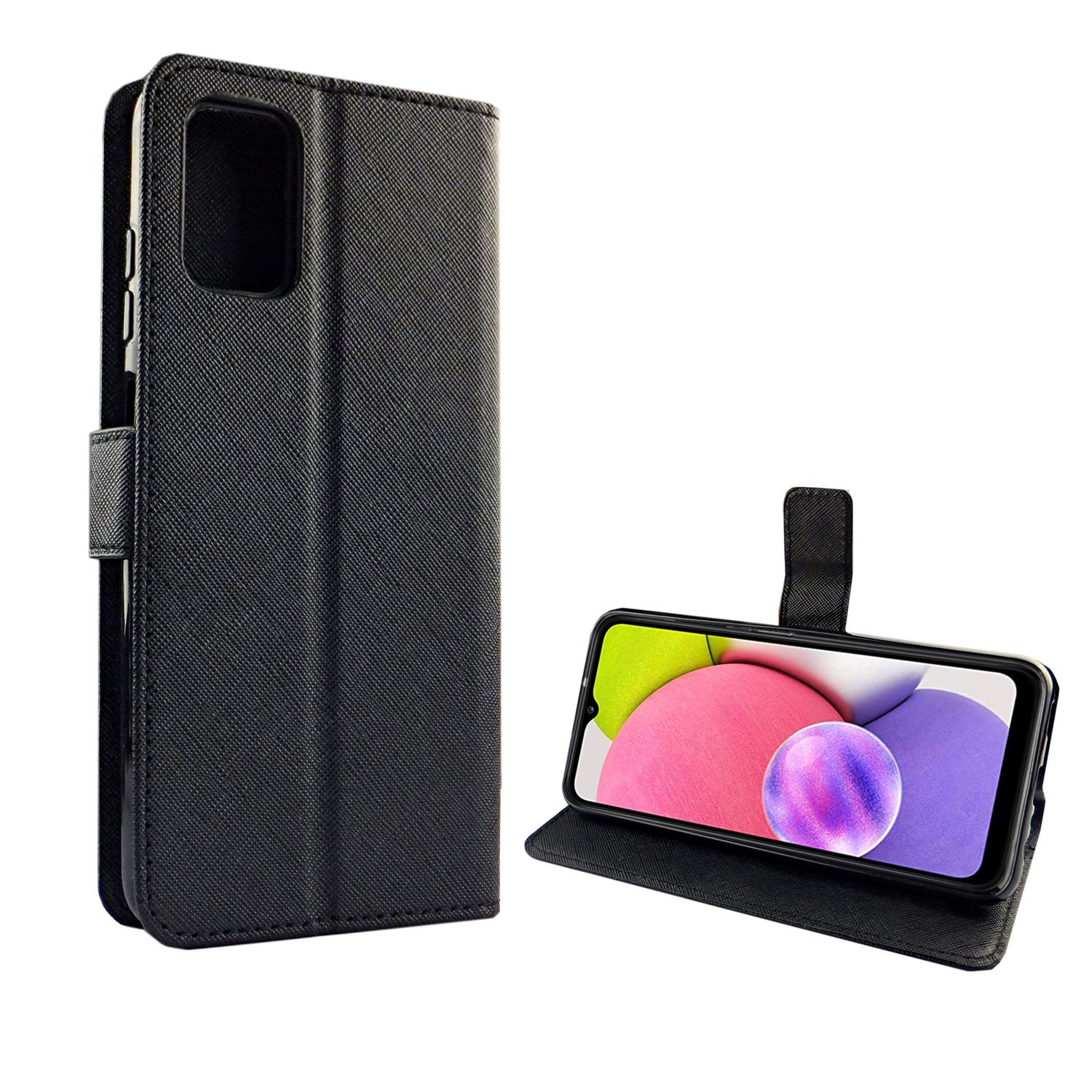 Handyhülle für Samsung Galaxy A03s Case Cover Schutztasche Schutzhülle Bookstyle