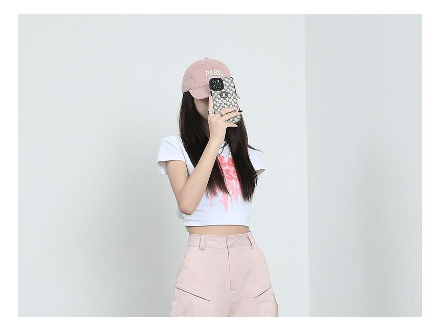 Faiar - High Rise Plain Wide Leg Cargo Pants