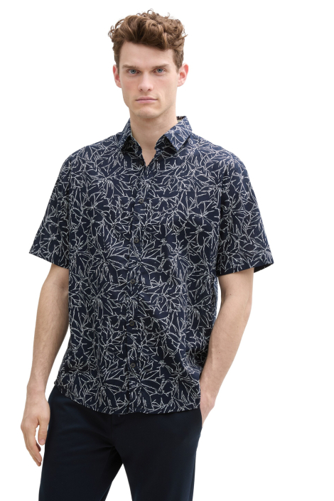 Tom Tailor blauwe heren overhemd
