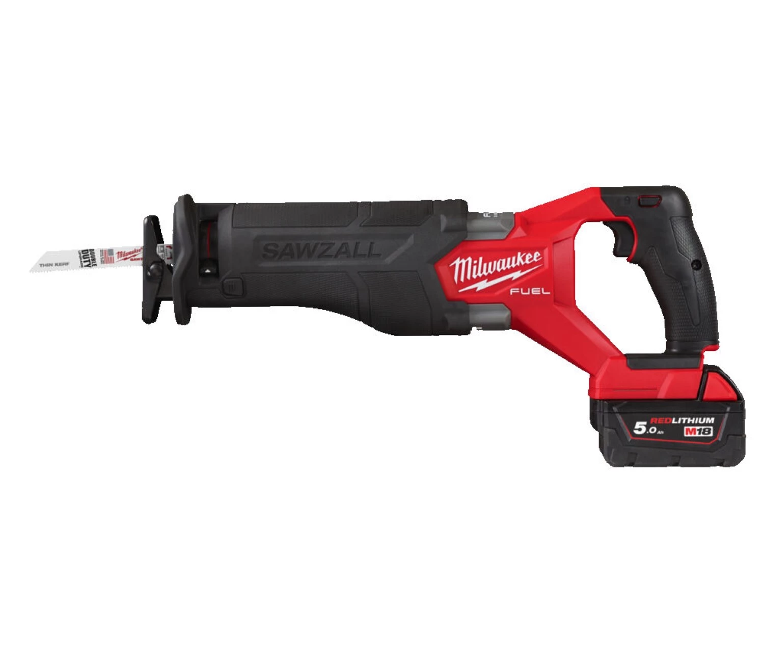 Milwaukee M18 FSZ-502X 18V Li-ion accu reciprozaag set (2x 5.0Ah accu) in HD Box - koolborstelloos - snelwissel