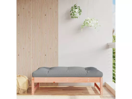 Repose-pied de jardin 120x80 cm massif de douglas