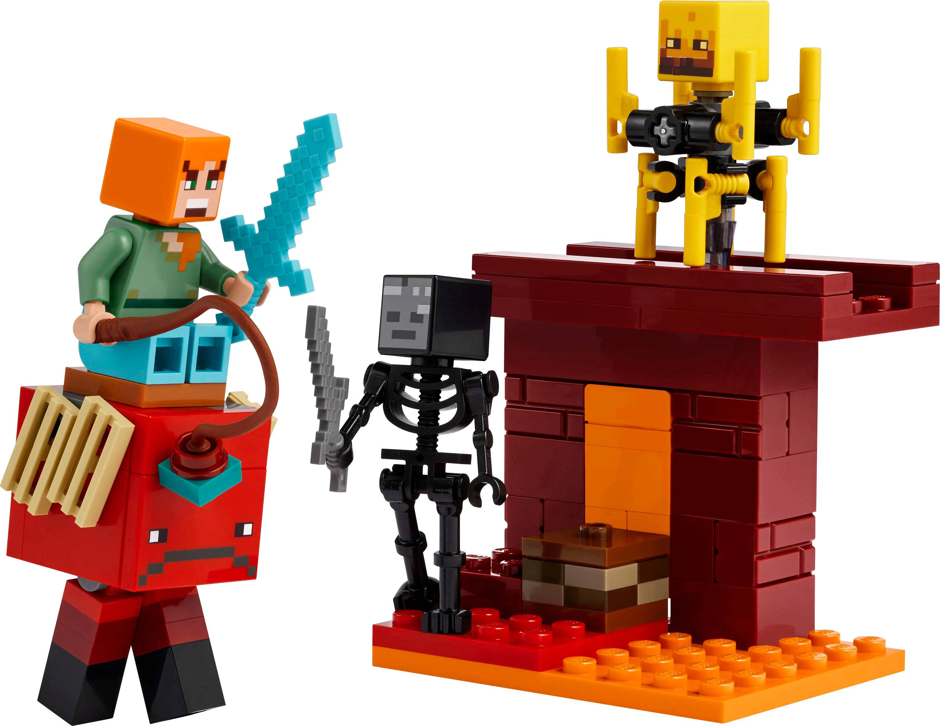 LEGO De lavastrijd in de Nether speelgoed voor kinderen 21266