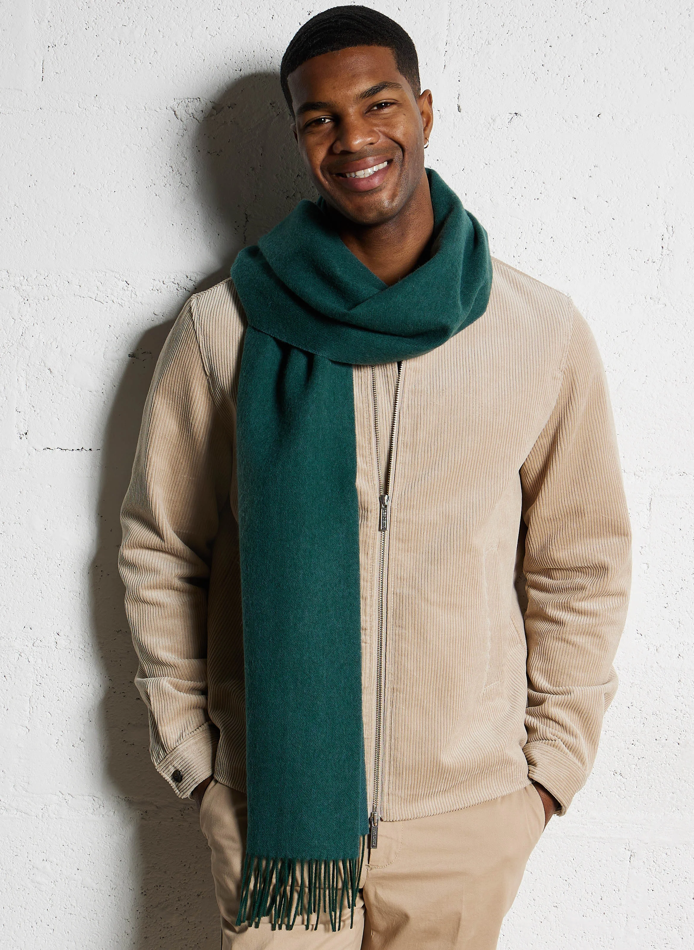 Echarpe en laine | Vert