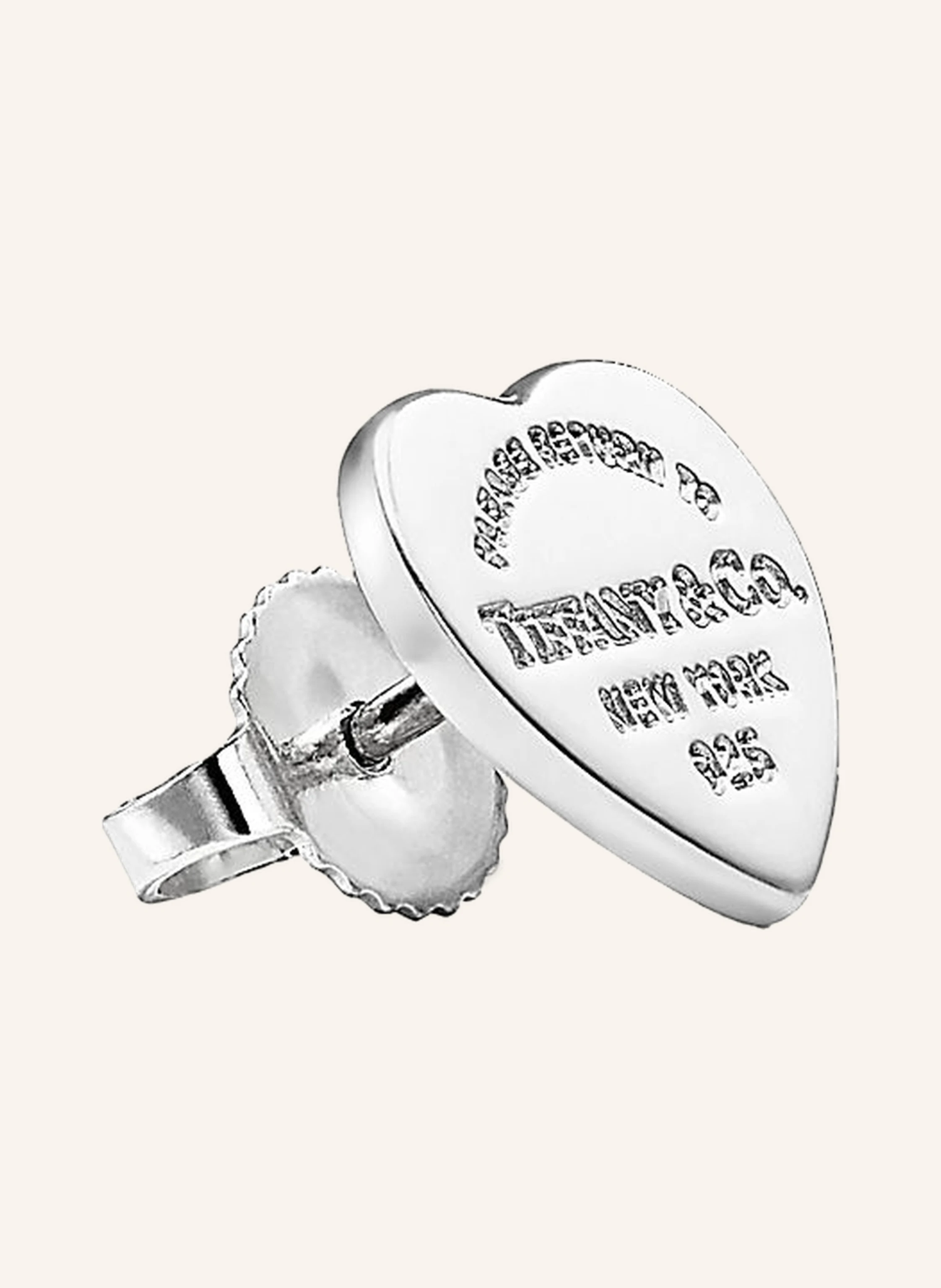 TIFFANY & Co. Return to Tiffany OHRRINGE aus Sterlingsilber und 18 Karat Roségold