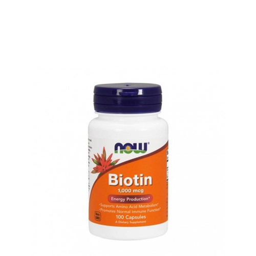 Now Biotin 5000mcg 60 cápsulas