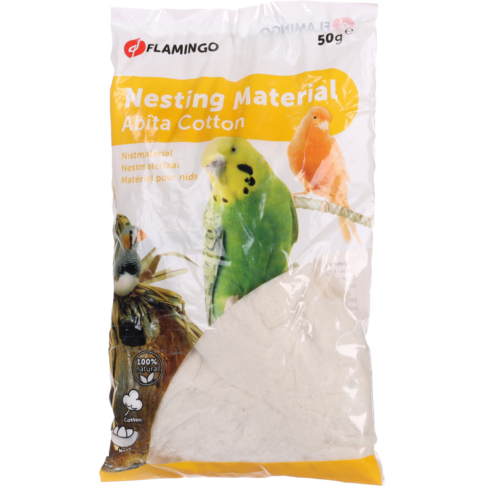 Matériaux pour nids abita - coton 50 g pour oiseau