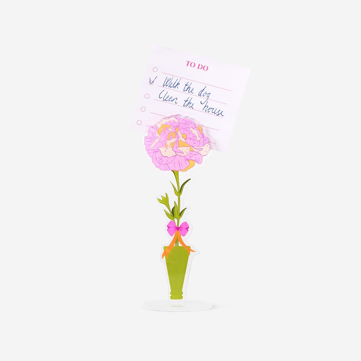 Blomsterformet memoholder