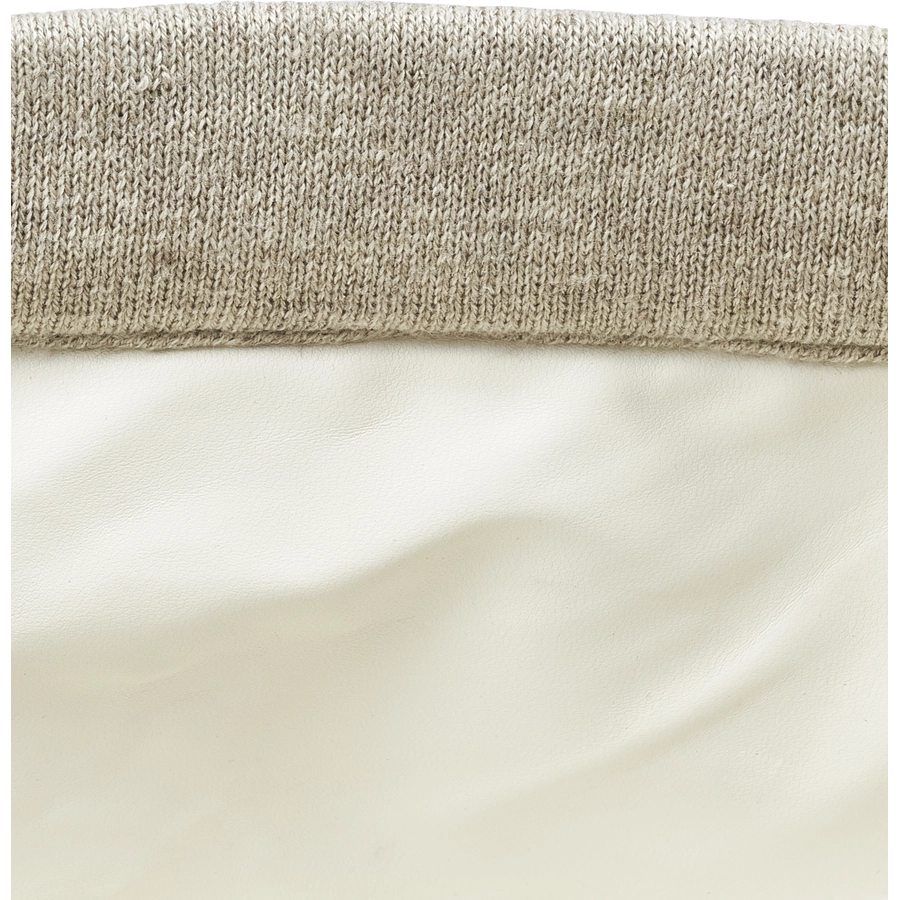 MEYCO Wickeltischkörbchen medium Knit Basic Sand Melange