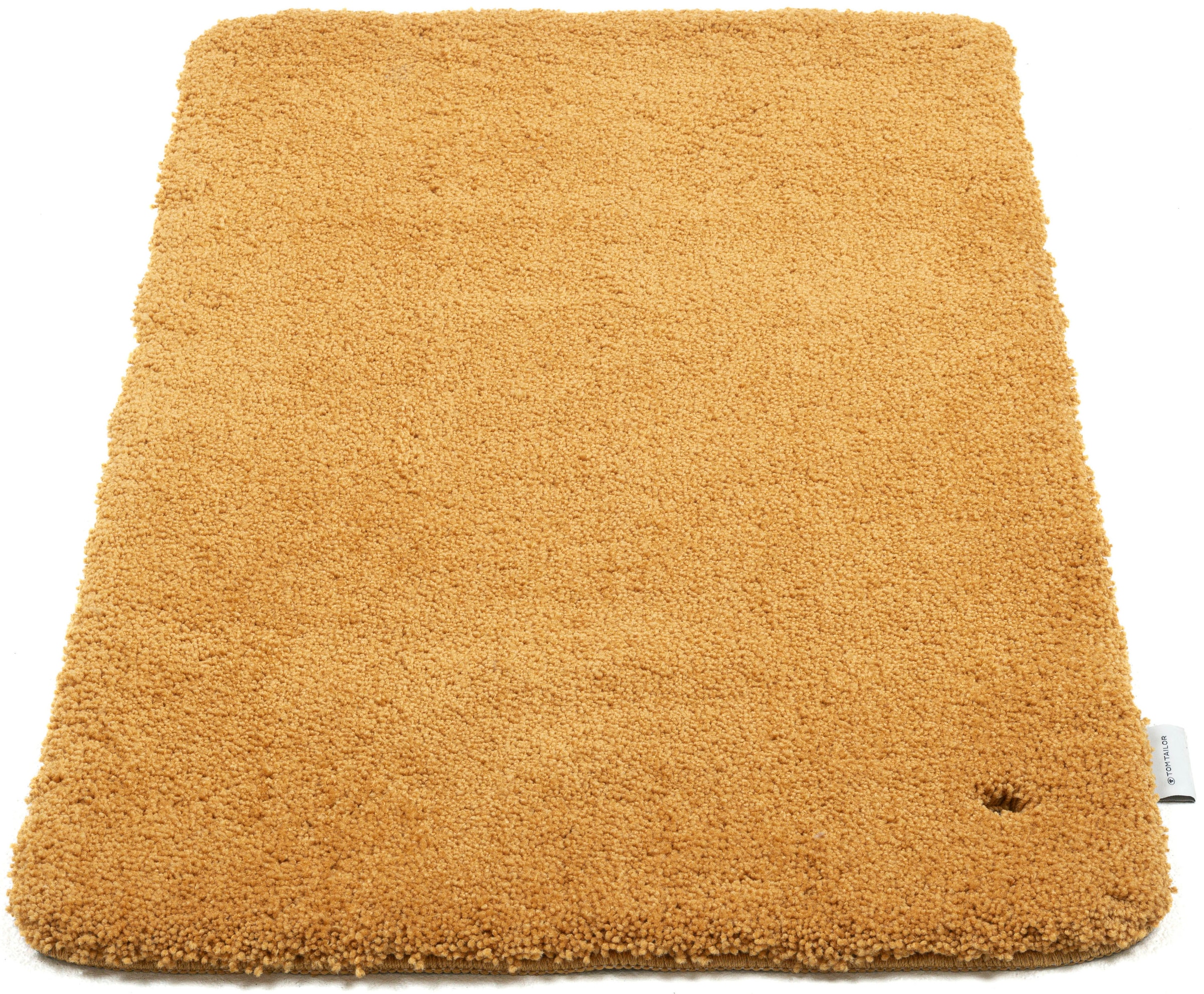 TOM TAILOR HOME Badematte »Cozy Bath UNI« Höhe 27 mm rutschhemmend beschichtet fussbodenheizungsgeeignet Badteppich, Uni Farben, rechteckig, rund und oval erhältlich