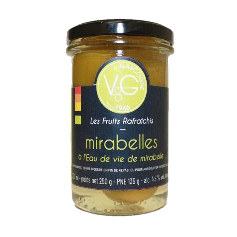 Mirabelles rafraîchies à l'eau de vie