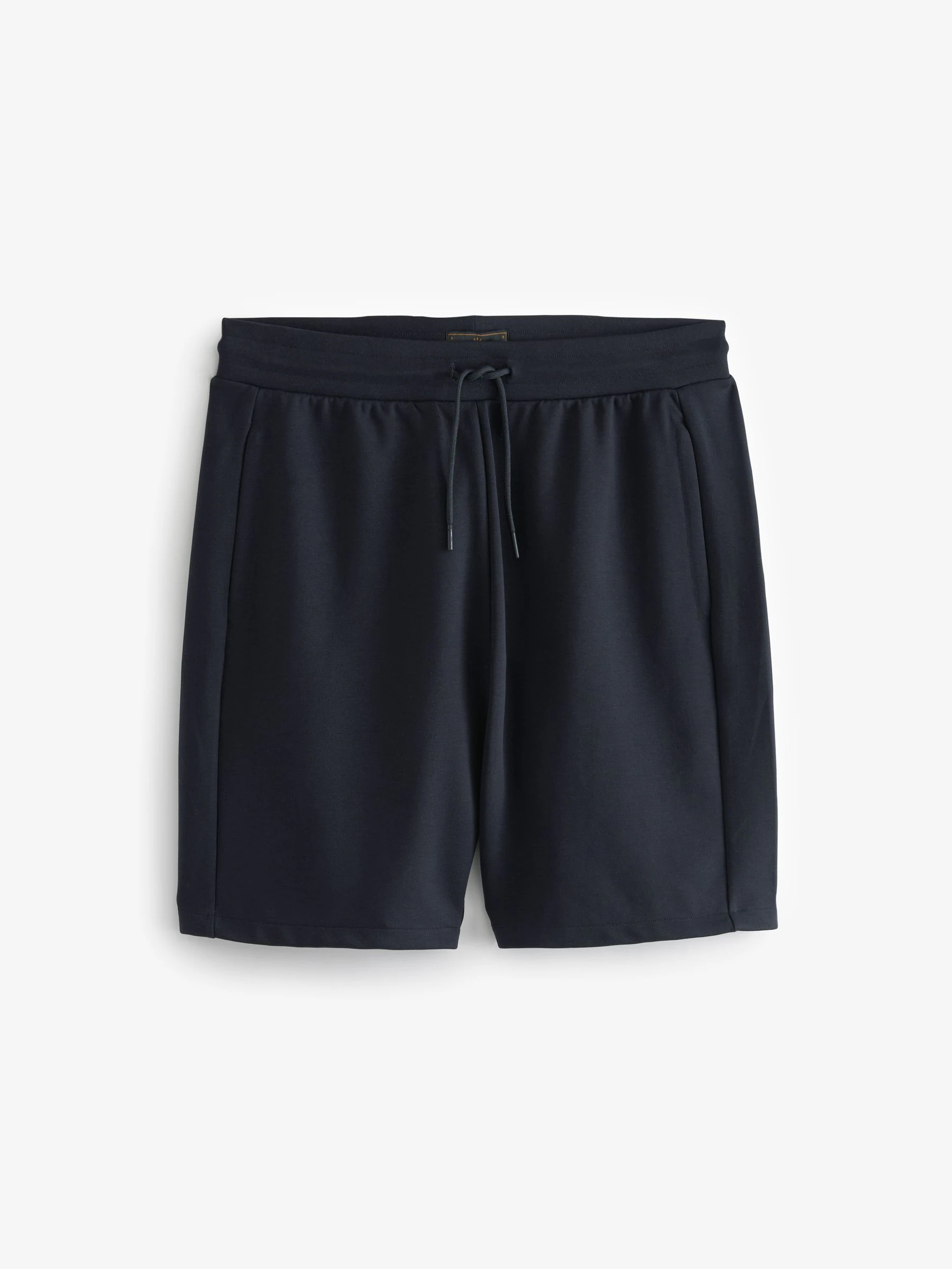 Donkerblauw - Jersey shorts met ritszakje