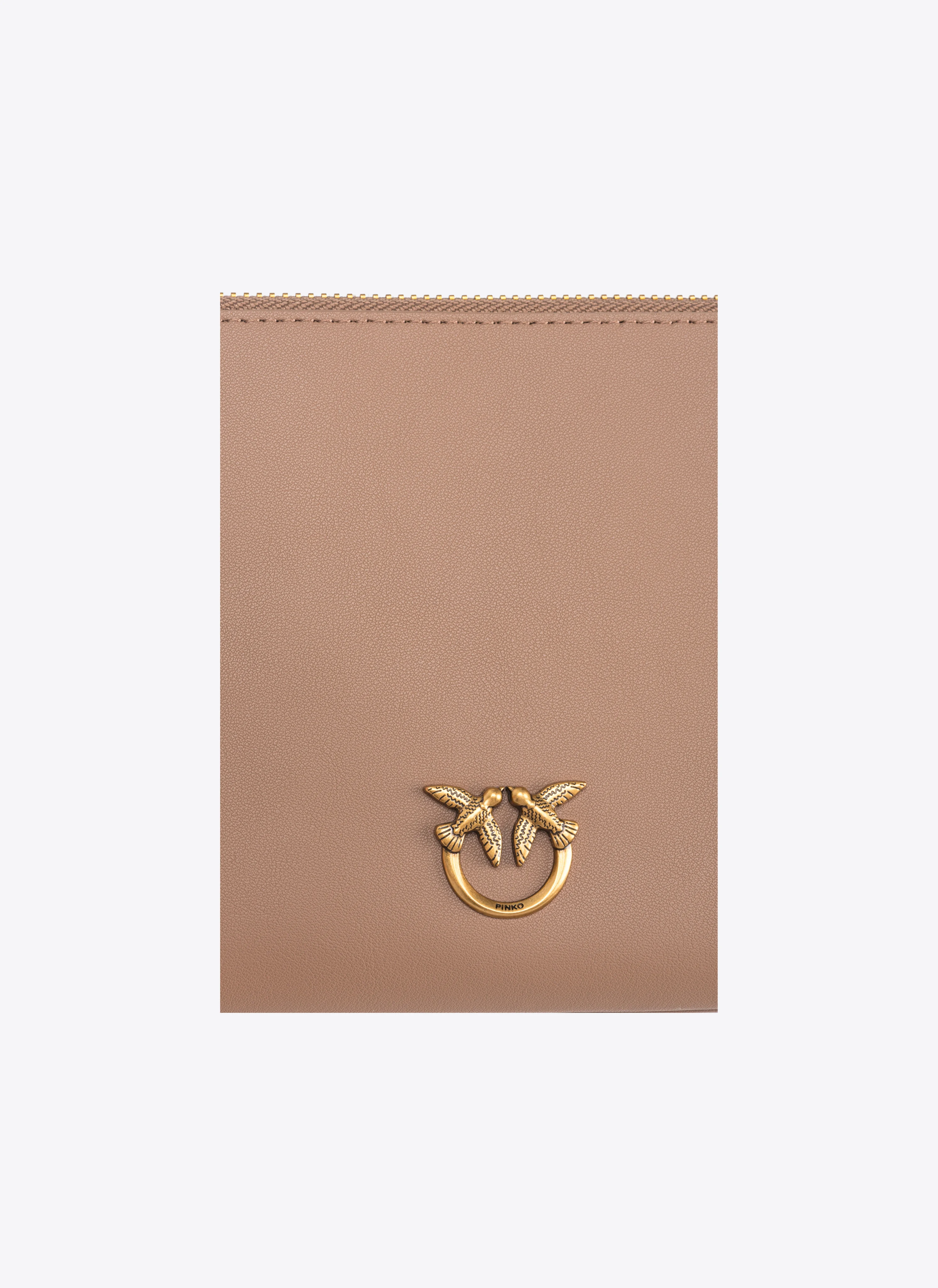 Horizontal flat bag | Marron
