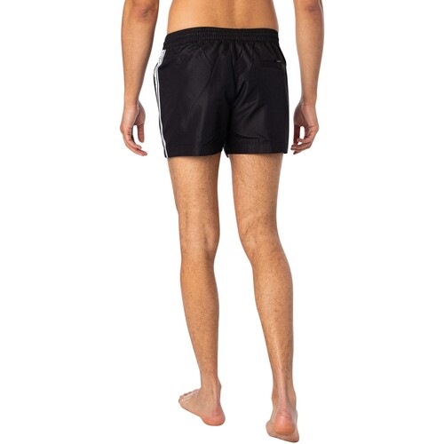 Calvin Klein Jeans - Pantalones Cortos De Baño Con Cordón Corto Negro