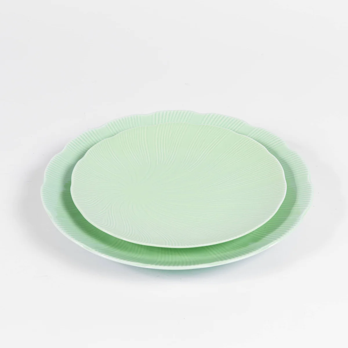 assiette à dessert TAHITI VERT (19cm) OGRE La Fabrique
