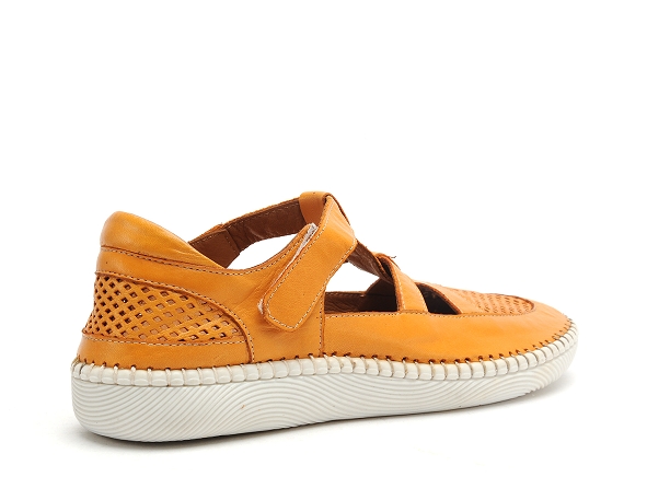 Coco abricot ballerines femme merceuil orange