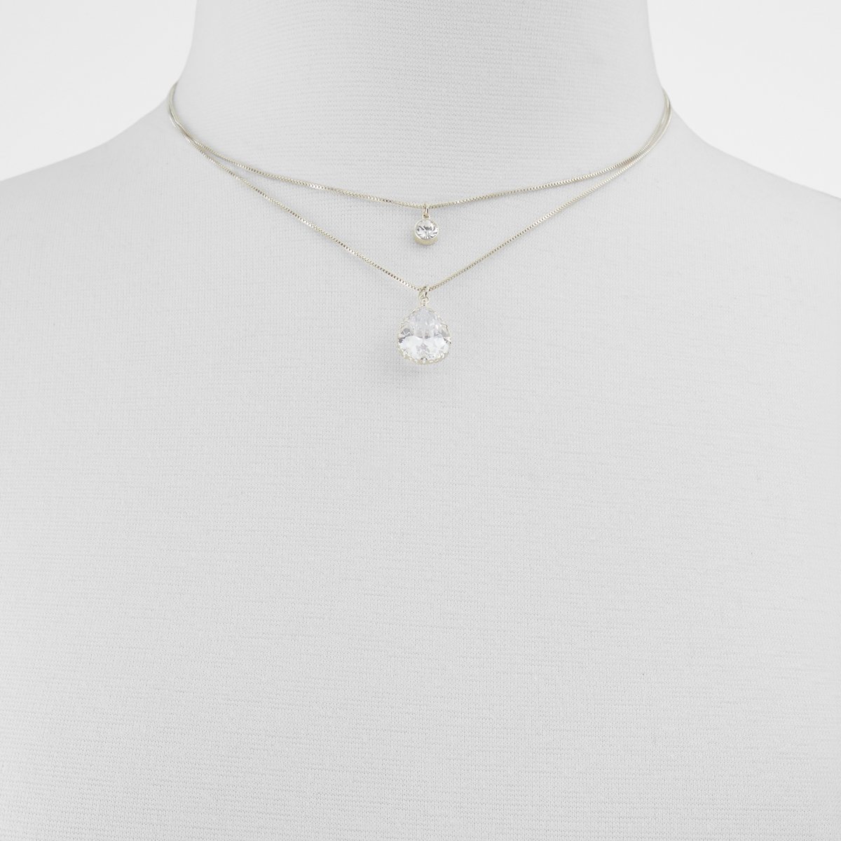 Beauceronee Silver-Clear Multi Women Necklaces