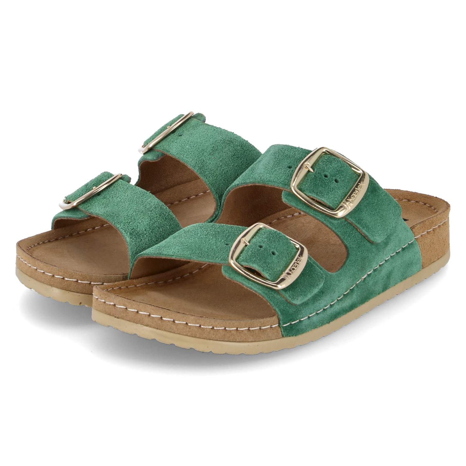 Kaerlek Pantoletten - green polo