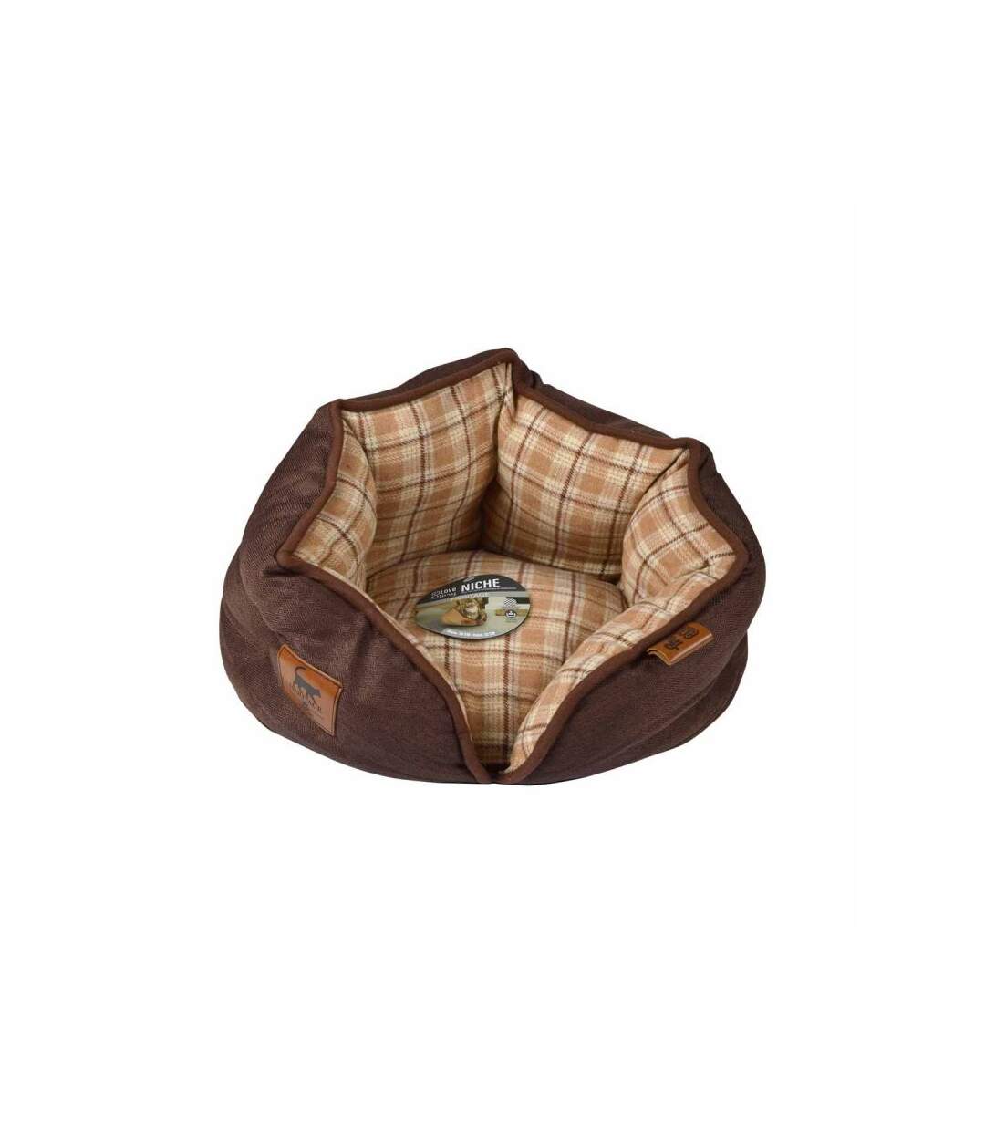Paris Prix - Panier Pour Chien & Chat héritage 40cm Noisette