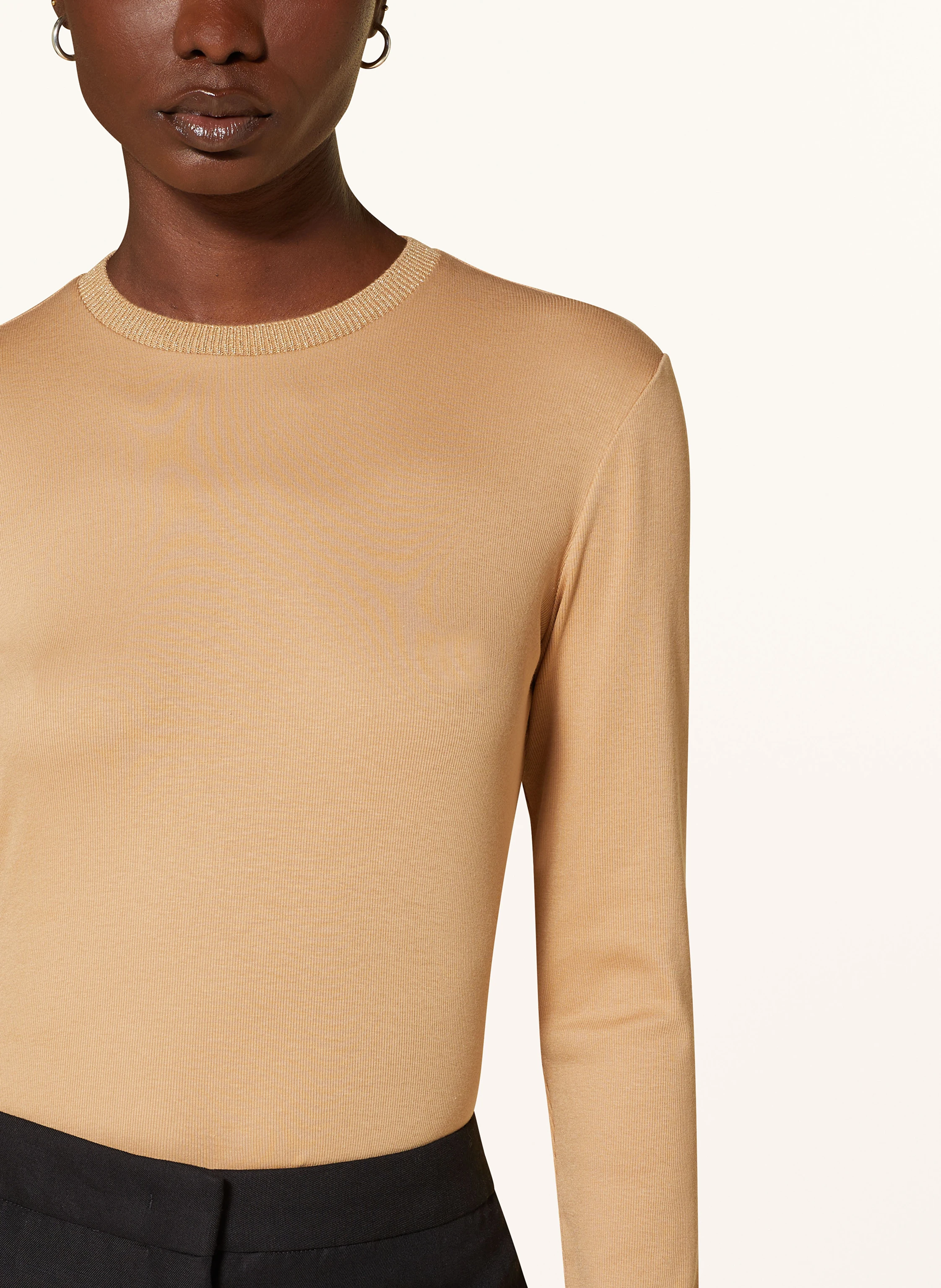 FABIANA FILIPPI Longsleeve mit Glitzergarn