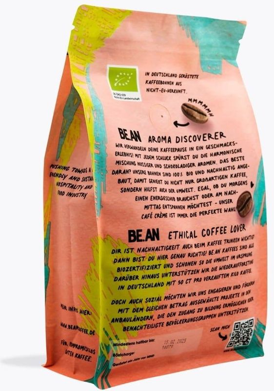 BE.AN - Café Crème Bio - Gemalen Koffie - 750g