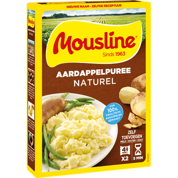 Mousline Aardappelpuree Naturel 2 x 138 g