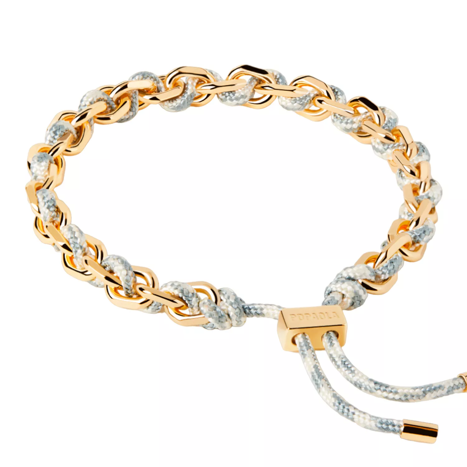 PDPAOLA Sky Rope And Chain Armbånd 18 kt. Forgyldt Sølv PU01-682-U