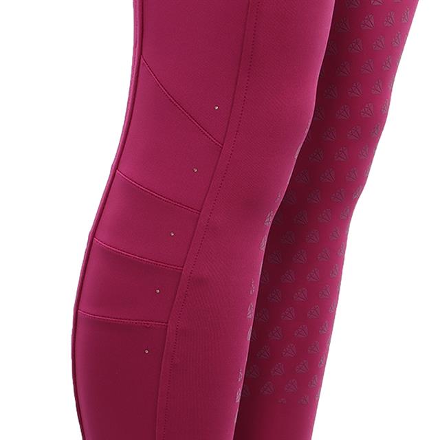 Paardrijlegging La Valencio LVWella Full Grip Donkerpaars