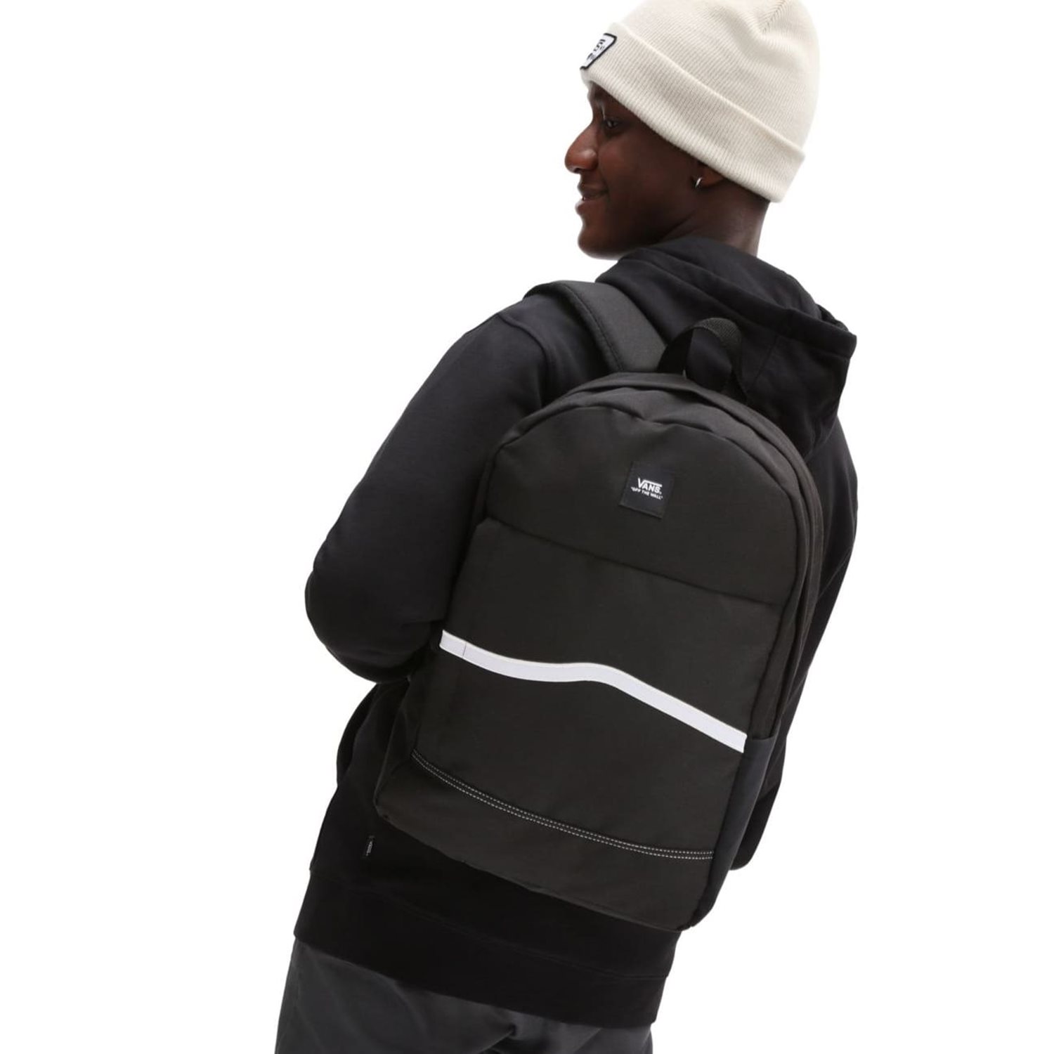 Vans Construct Skool Backpack black/white