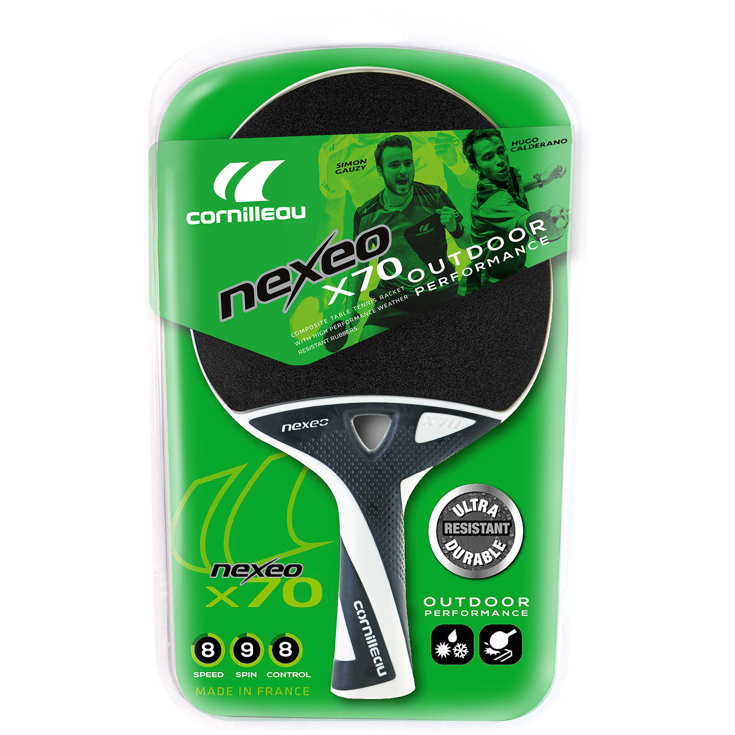 Cornilleau Nexeo X70 carbon tafeltennisbatje